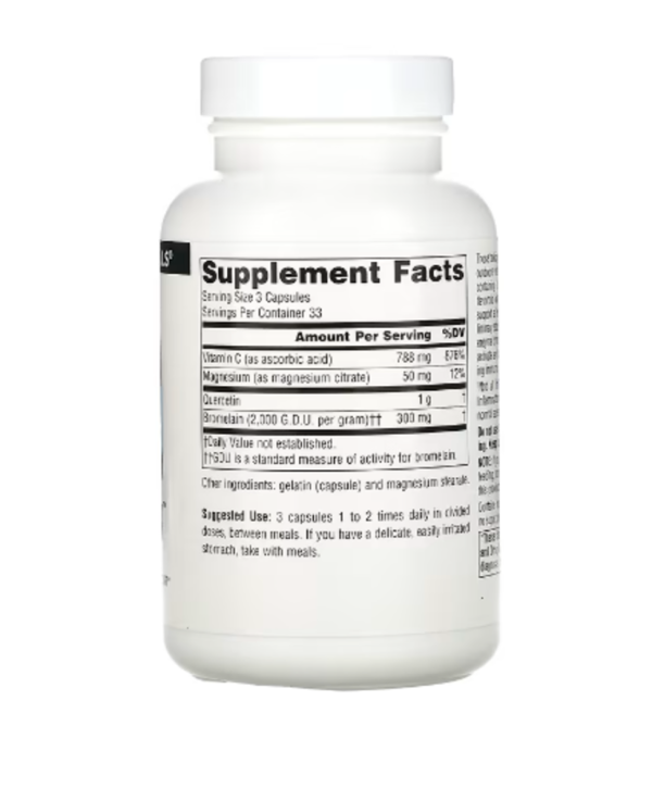 Source Naturals, Activated Quercetin, 100 Capsules