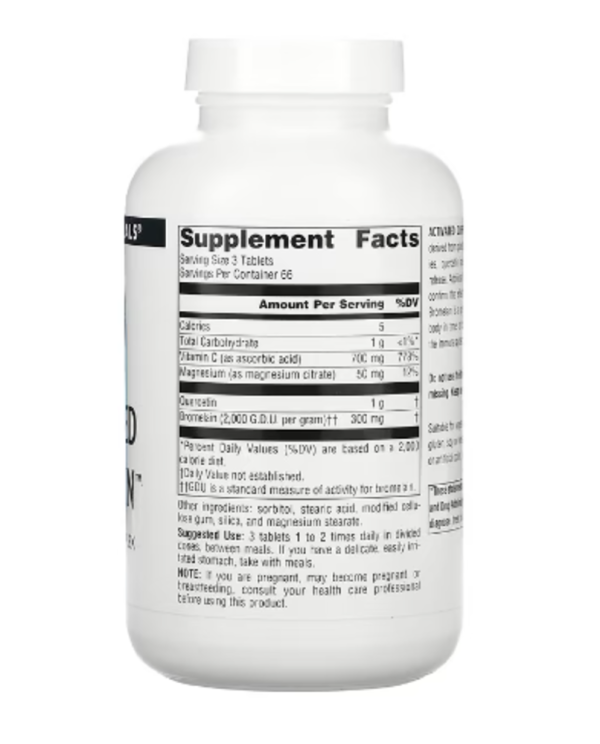 Source Naturals, Activated Quercetin, 200 Tablets