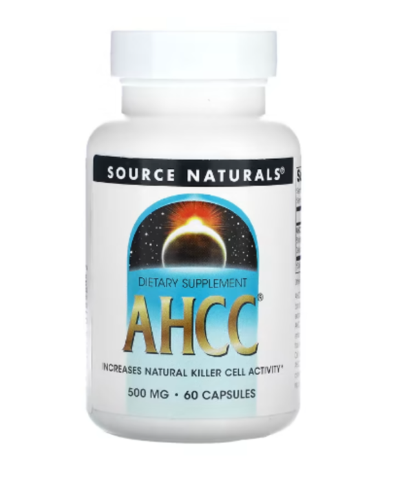 Source Naturals, AHCC, 500 mg, 60 Capsules
