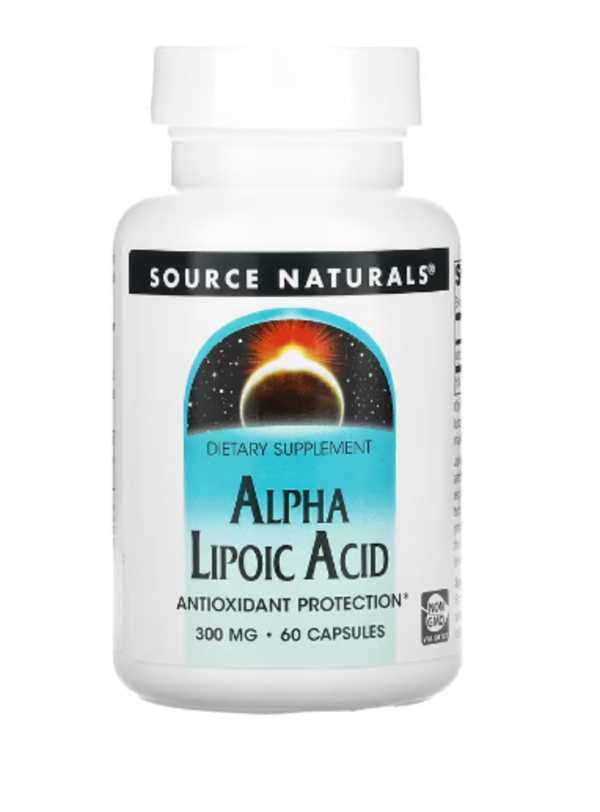 Source Naturals, Alpha Lipoic Acid, 300 mg, 60 Capsules