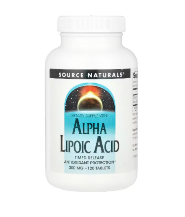 Source Naturals, Alpha Lipoic Acid, 600 mg, 120 Tablets (300 mg per Tablet)