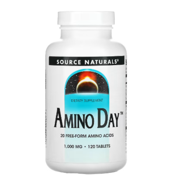 Source Naturals, Amino Day, 1,000 mg, 120 Tablets