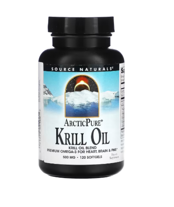 Source Naturals, ArcticPure, Krill Oil, 500 mg, 60 Softgels