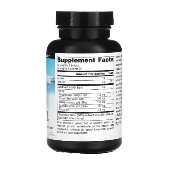 Source Naturals, ArcticPure, Krill Oil, 500 mg, 60 Softgels