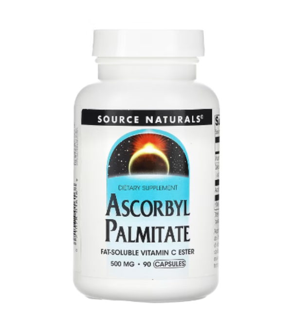 Source Naturals, Ascorbyl Palmitate, 500 mg, 90 Capsules