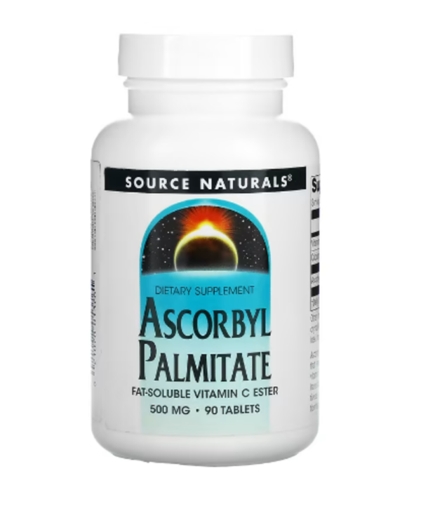 Source Naturals, Ascorbyl Palmitate, 500 mg, 90 Tablets