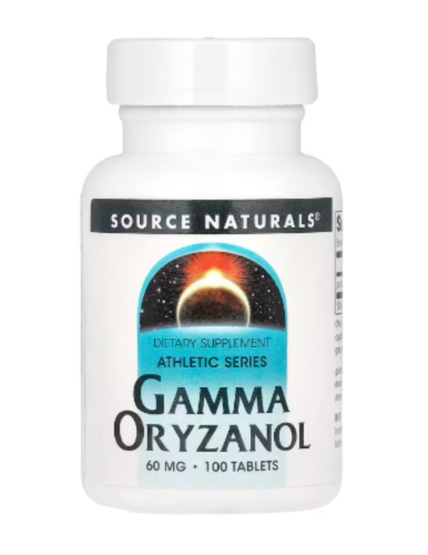 Source Naturals, Athletic Series, Gamma Oryzanol, 60 mg, 100 Tablets