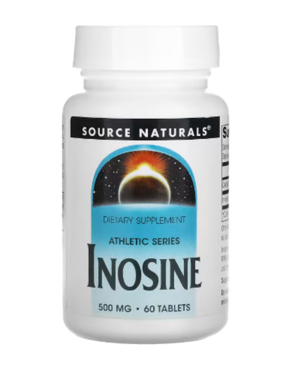 Source Naturals, Athletic Series, Inosine, 500 mg, 60 Tablets