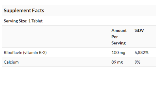 Source Naturals, B-2, 100 mg, 250 Tablets
