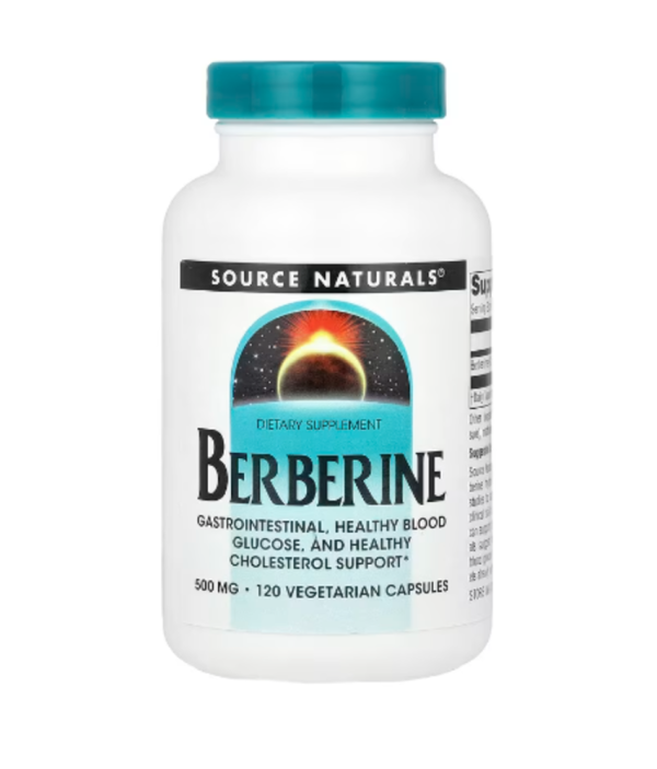 Source Naturals, Berberine , 500 mg, 120 Vegetarian Capsules