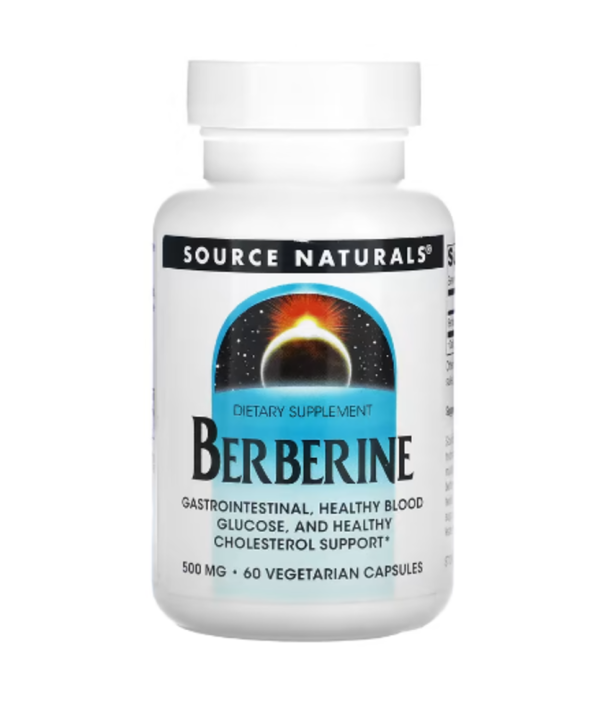 Source Naturals, Berberine, 500 mg, 60 Vegetarian Capsules