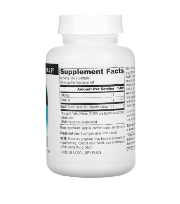 Source Naturals, Black Seed Oil, 120 Softgels