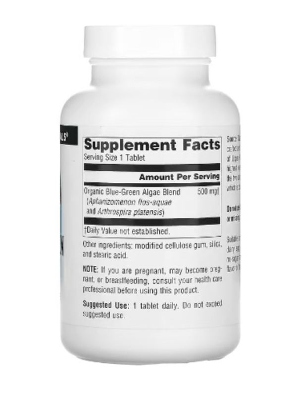 Source Naturals, Blue-Green Algae, 500 mg, 200 Tablets