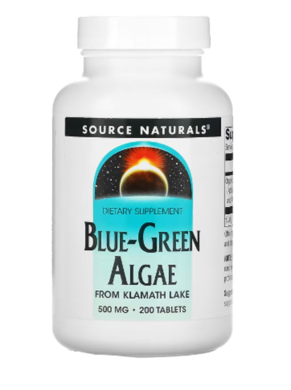 Source Naturals, Blue-Green Algae, 500 mg, 200 Tablets