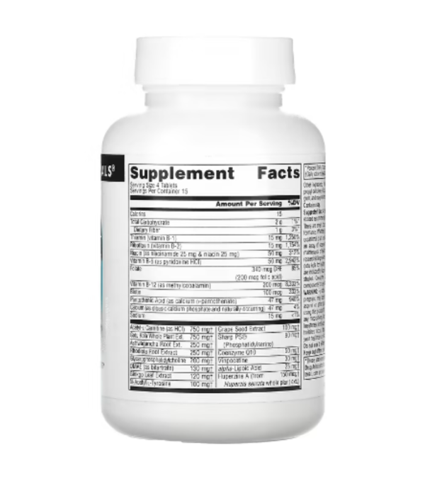 Source Naturals, Brain Charge, 60 Tablets