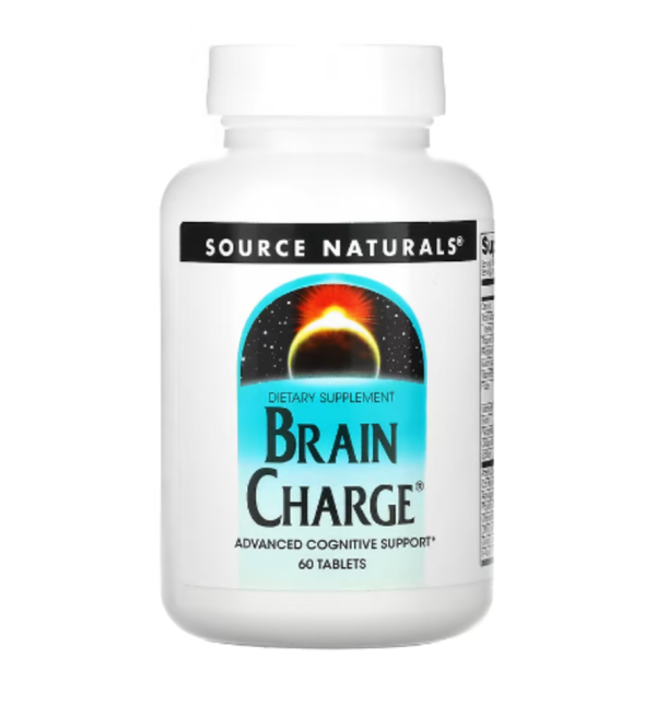 Source Naturals, Brain Charge, 60 Tablets