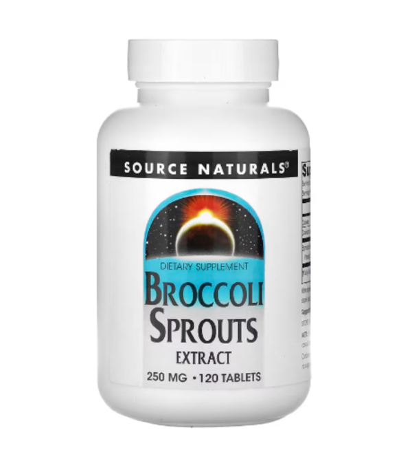 Source Naturals, Broccoli Sprouts Extract, 250 mg, 120 Tablets (126 mg per Tablet)