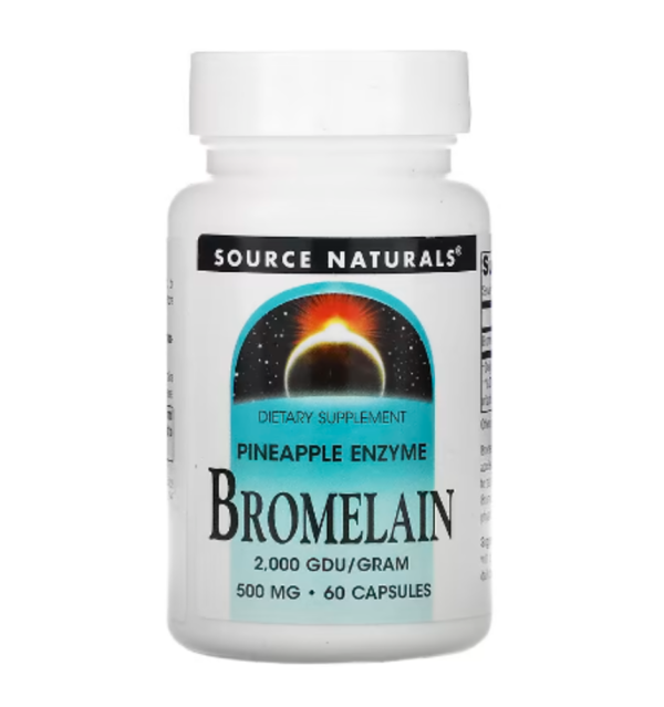 Source Naturals, Bromelain, 500 mg, 60 Capsules