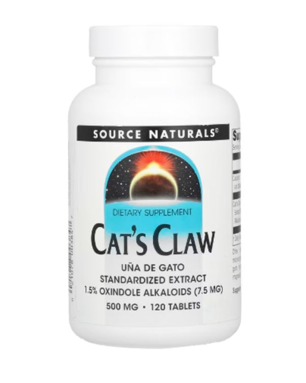 Source Naturals, Cat's Claw, 500 mg, 120 Tablets
