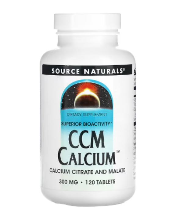 Source Naturals, CCM Calcium, 300 mg, 120 Tablets