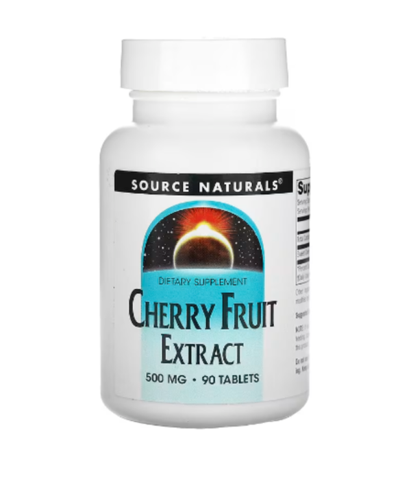 Source Naturals, Cherry Fruit Extract, 500 mg, 90 Tablets
