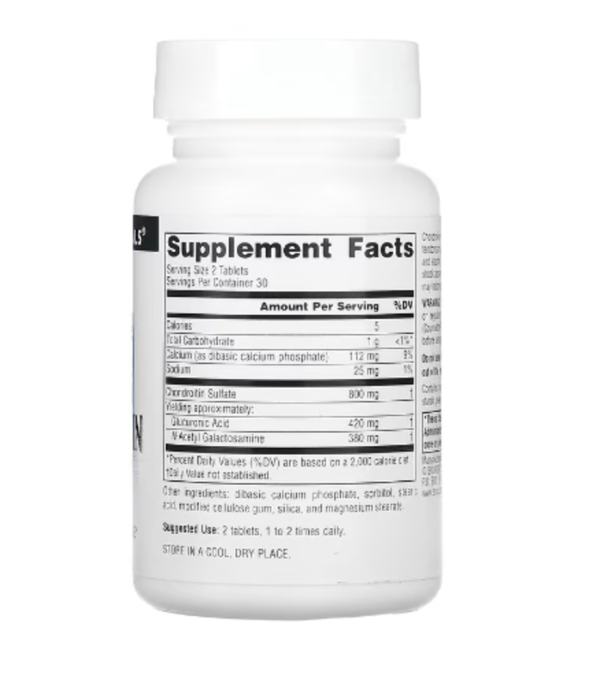 Source Naturals, Chondroitin Sulfate, 400 mg, 60 Tablets