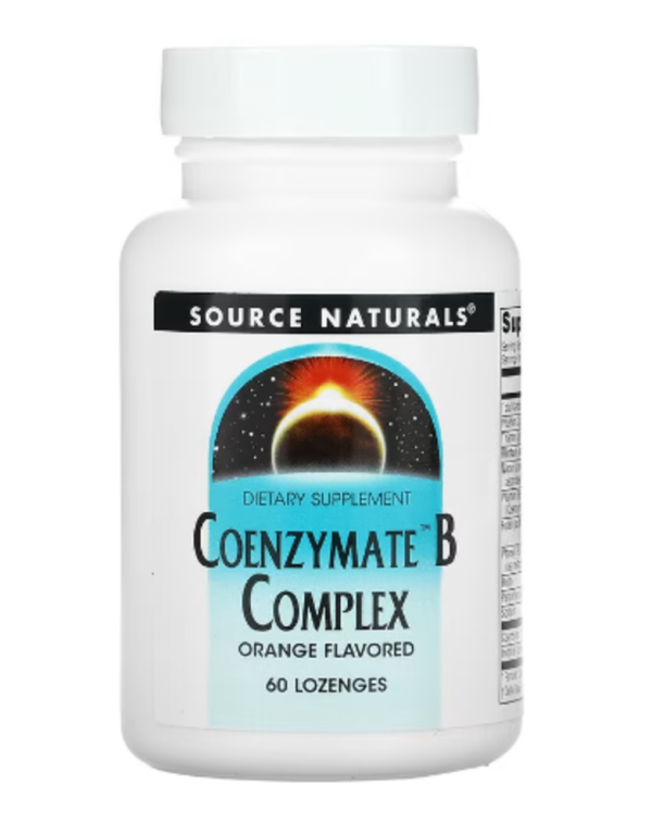 Source Naturals, Coenzymate B Complex, Orange, 60 Lozenges