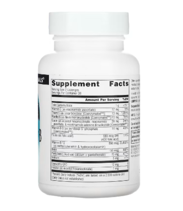 Source Naturals, Coenzymate B Complex, Orange, 60 Lozenges