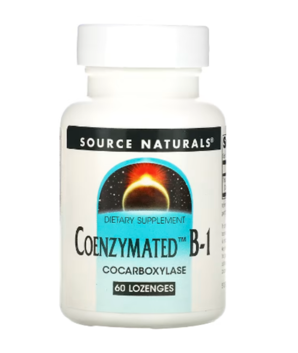 Source Naturals, Coenzymated B-1, 60 Lozenges