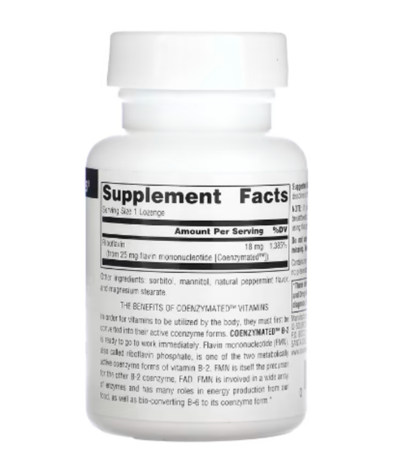 Source Naturals, Coenzymated B-2, 60 Lozenges
