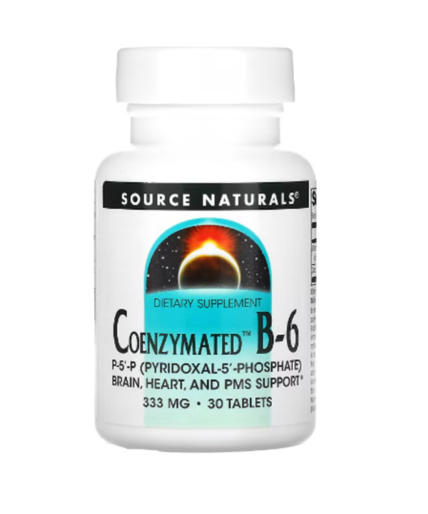 Source Naturals, Coenzymated B-6, 333 mg, 30 Tablets