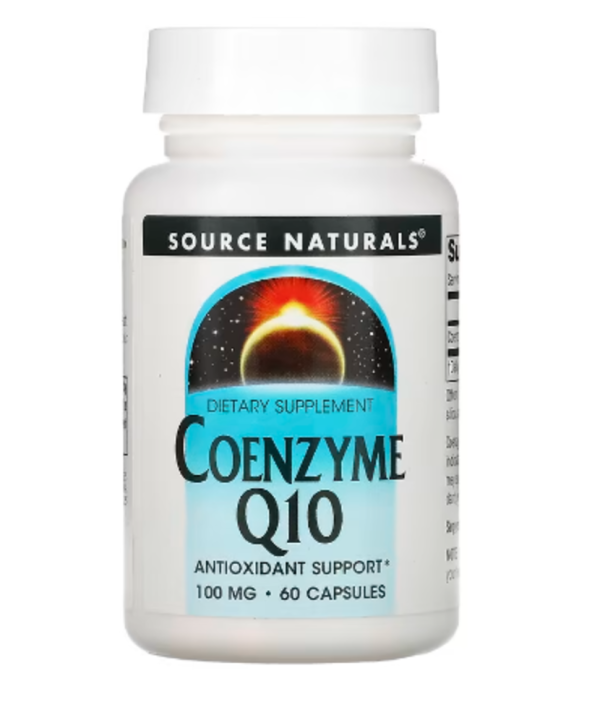 Source Naturals, Coenzyme Q10, 100 mg, 60 Capsules