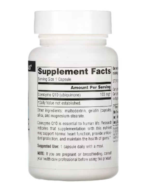 Source Naturals, Coenzyme Q10, 100 mg, 60 Capsules