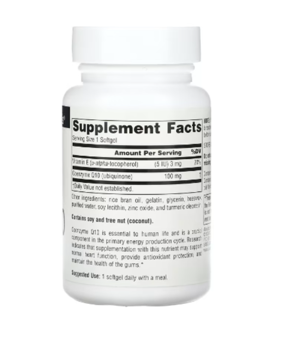 Source Naturals, Coenzyme Q10, 100 mg, 60 Softgels