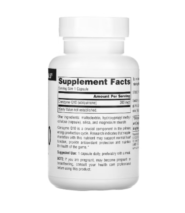 Source Naturals, Coenzyme Q10, 200 mg, 60 Capsules