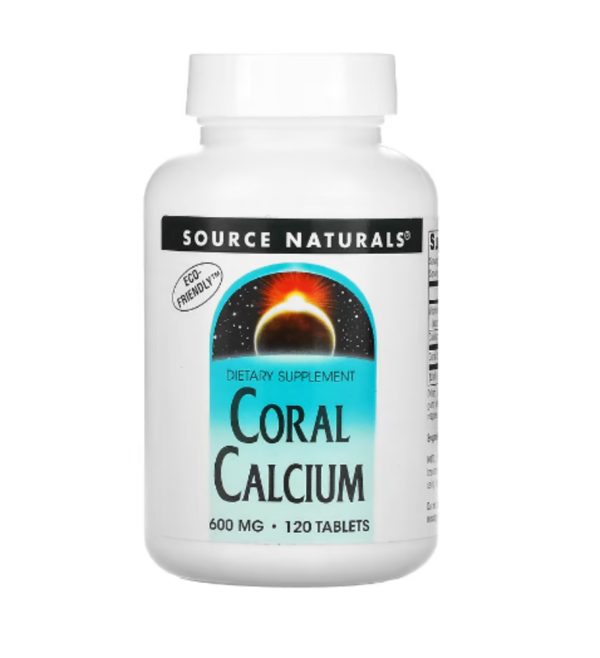 Source Naturals, Coral Calcium, 1,200 mg, 120 Tablets (600 mg per Tablet)