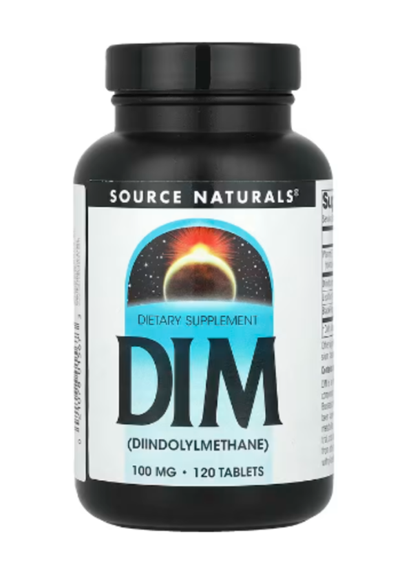 Source Naturals, DIM (Diindolylmethane), 100 mg, 120 Tablets