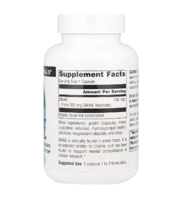 Source Naturals, DMAE , 351 mg, 100 Capsules
