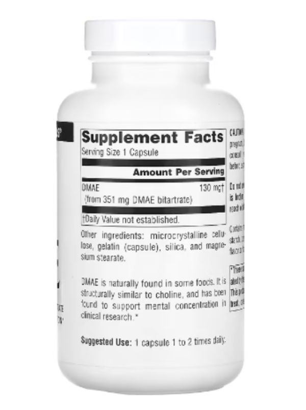 Source Naturals, DMAE, 351 mg, 200 Capsules