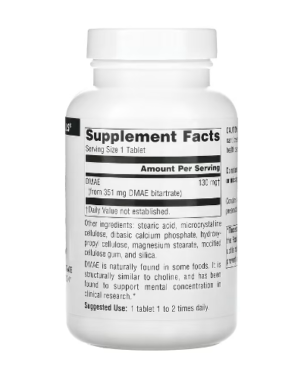 Source Naturals, DMAE, 351 mg, 200 Tablets