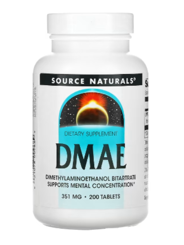 Source Naturals, DMAE, 351 mg, 200 Tablets