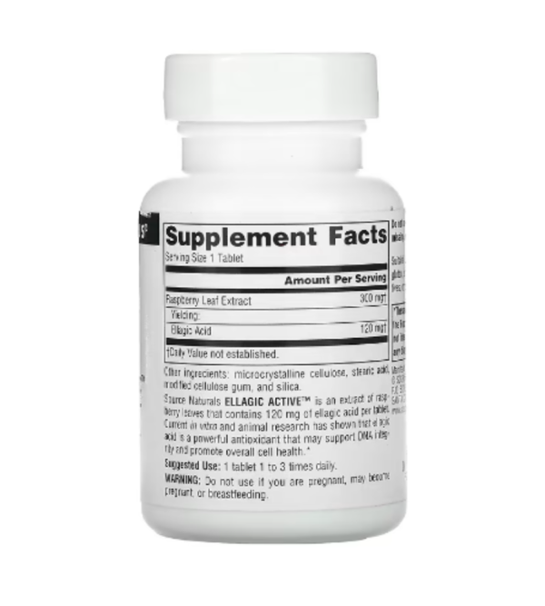Source Naturals, Ellagic Active, 300 mg, 60 Tablets