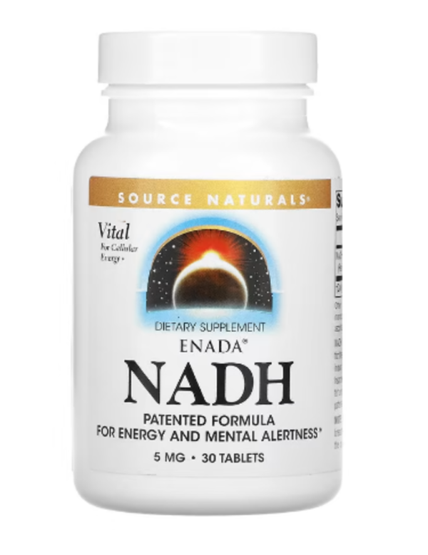 Source Naturals, ENADA NADH, 5 mg, 30 Tablets