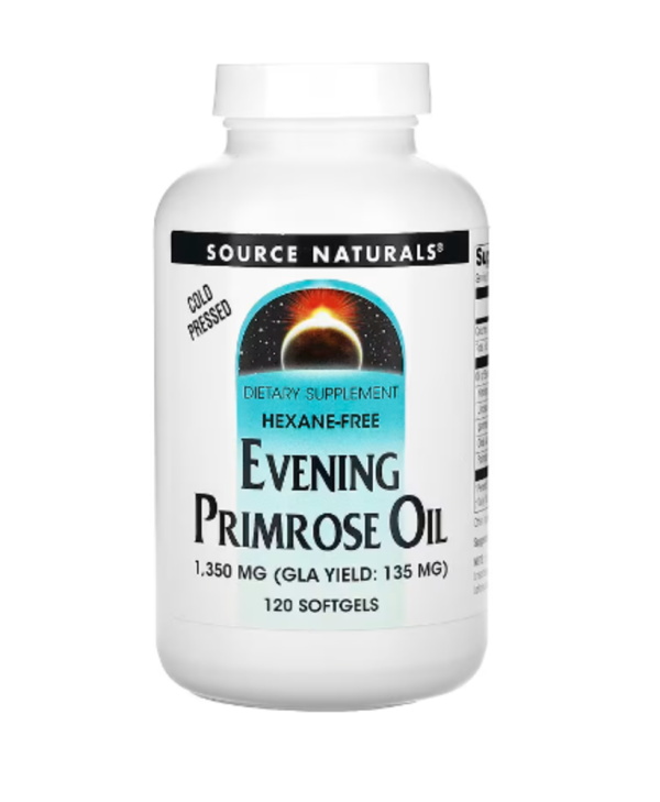Source Naturals, Evening Primrose Oil, 1,350 mg, 120 Softgels