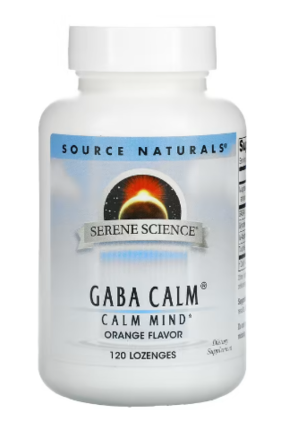 Source Naturals, GABA Calm, Orange, 120 Lozenges