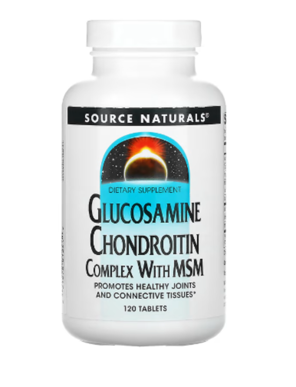 Source Naturals, Glucosamine Chondroitin Complex with MSM, 120 Tablets