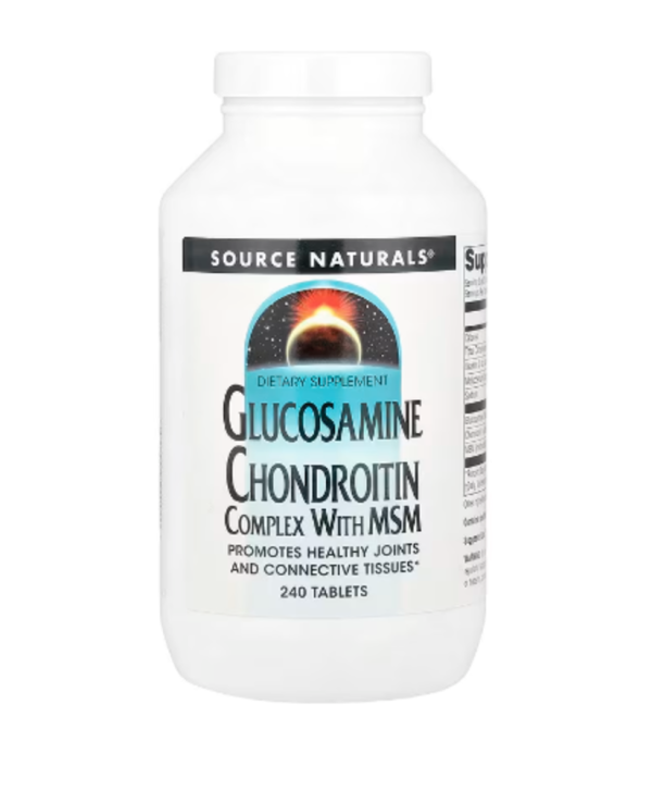 Source Naturals, Glucosamine Chondroitin Complex With MSM, 240 Tablets