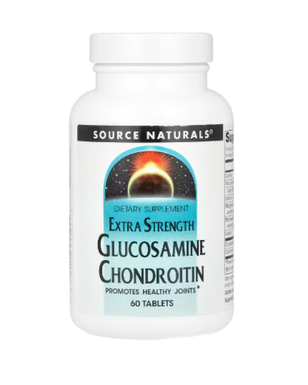 Source Naturals, Glucosamine Chondroitin, Extra Strength, 60 Tablets