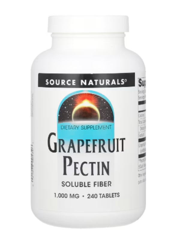 Source Naturals, Grapefruit Pectin, 1,000 mg , 240 Tablets (333 mg per Tablet)