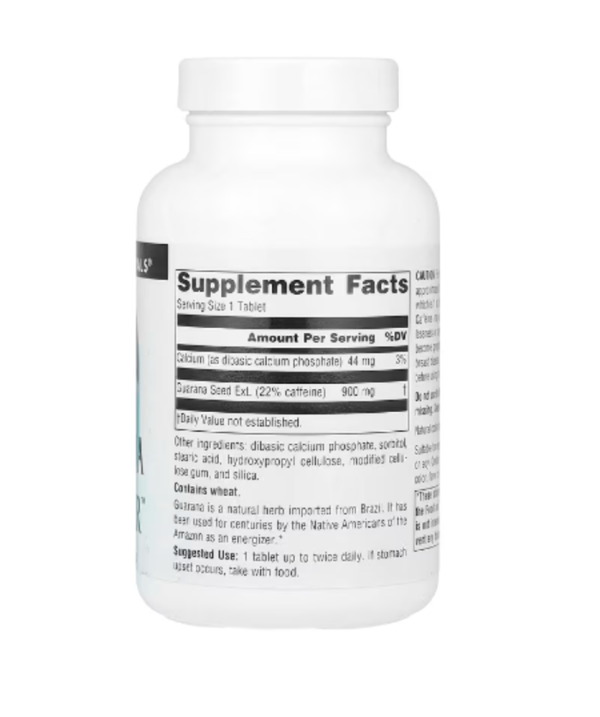 Source Naturals, Guarana Energizer™, 900 mg , 100 Tablets